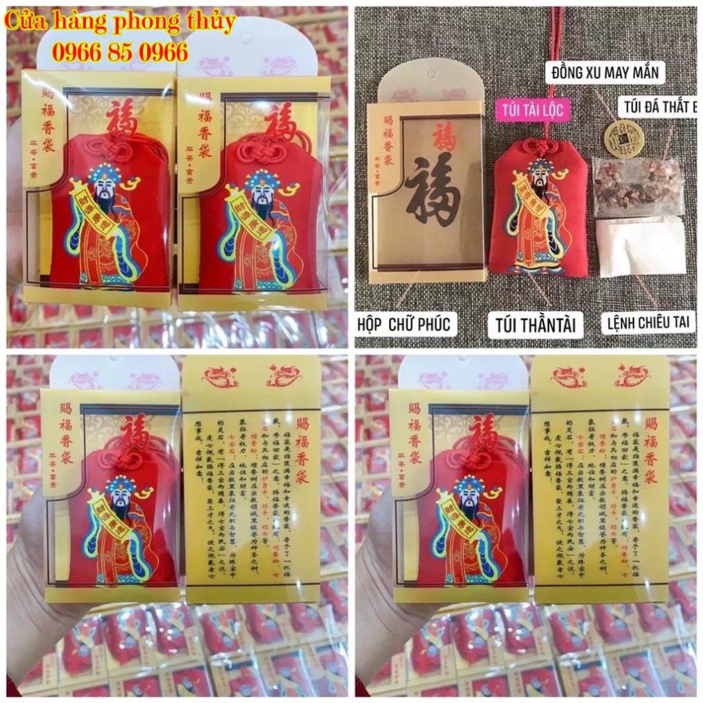 [Đã Khai Quang] Túi thần tài mở lộc may mắn, Túi chiêu tài đón lộc, giữ tiền của tránh thất thoát