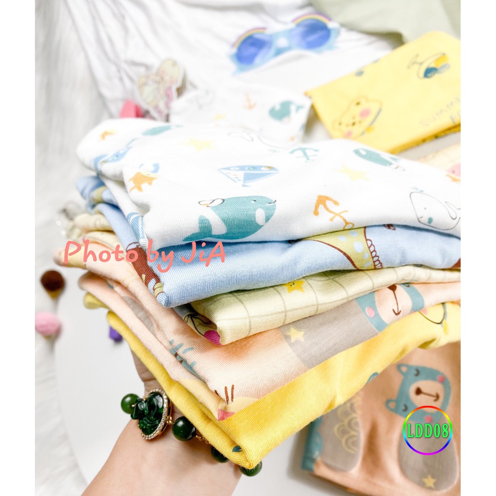 Bộ Dài Tay Cho Bé LDD08 Đồ Bộ Thun Lạnh Cao Cấp Mềm Mịn Thoáng Mát Hàng Chuẩn Loại 1 MINKY MOM Dễ Chịu, Thoải Mái Cho Bé