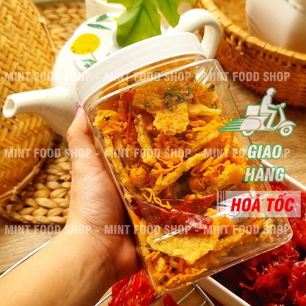 Cơm Cháy Lắc Khô Gà Hộp 500gr