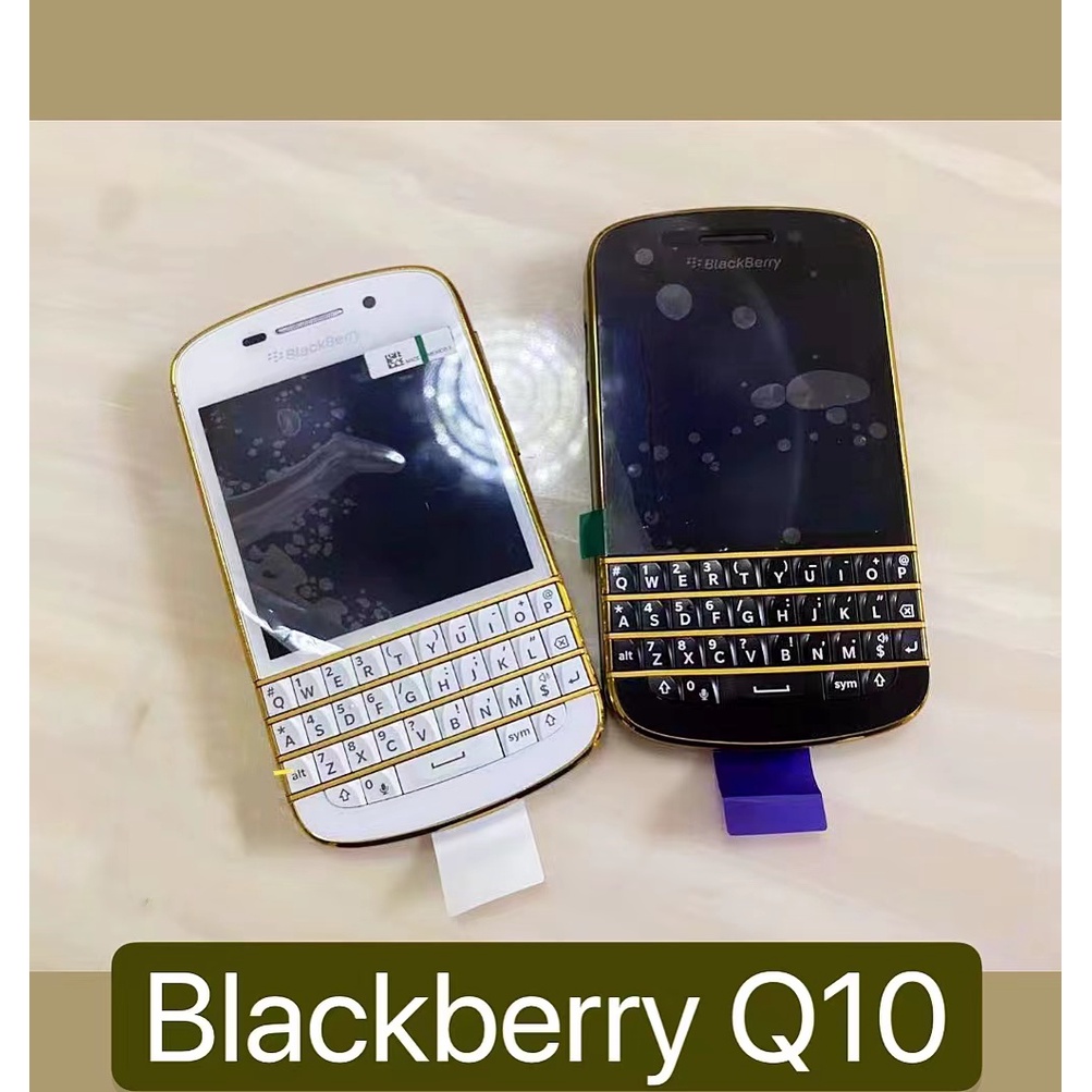 Bộ vỏ hoàn chỉnh Q10 bao gồm khung + nắp mặt sau + đế + thanh trên + mặt sau và bàn phím cho BlackBerry