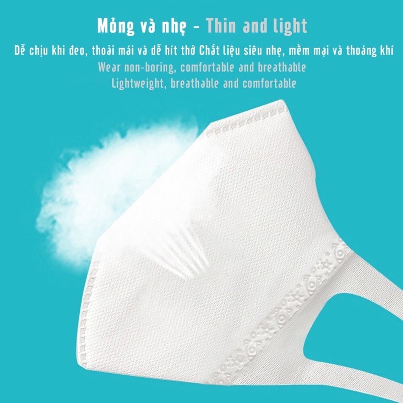 Hộp khẩu trang 3d mask Niva người lớn (10 cái)