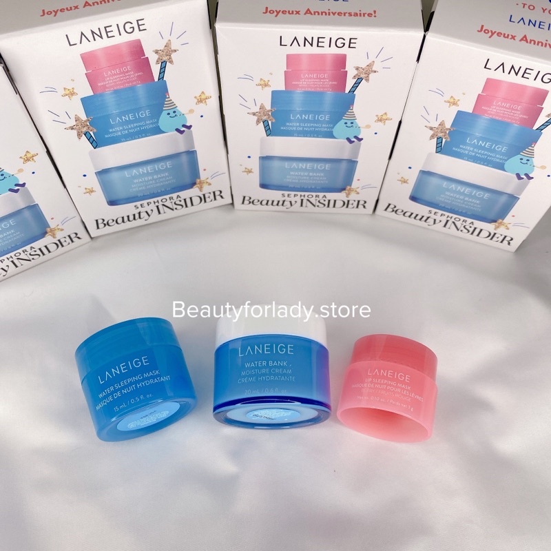 BỘ DƯỠNG ẨM 3 MÓN LANEIGE SĂN SALE ♥️