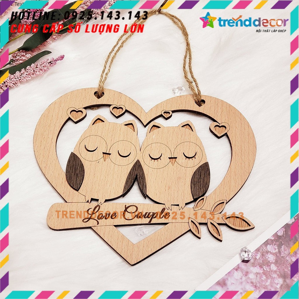 Bảng gỗ trang trí handmade đẹp trang trí nhà và quán cafe Trenddecor