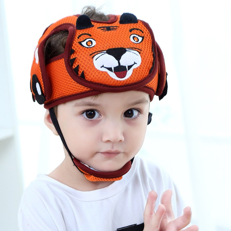 Mũ bảo hiểm cho bé tập đi, Nón đội đầu chống ngã cho bé, tấm lót bảo vệ cho bé tập đi- ĐỘNG VẬT