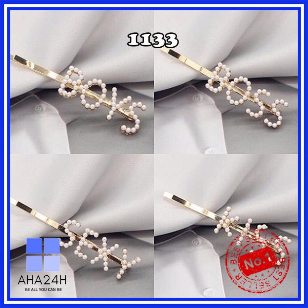 KẸP TÓC NGỌC TRAI NHÂN TẠO NHIỀU MẪU DỄ THƯƠNG AH1133