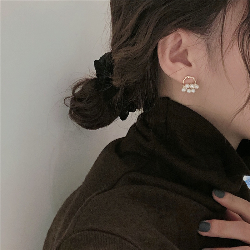 Khuyên Tai Tròn Mạ Bạc 925 Thời Trang Cho Nữ