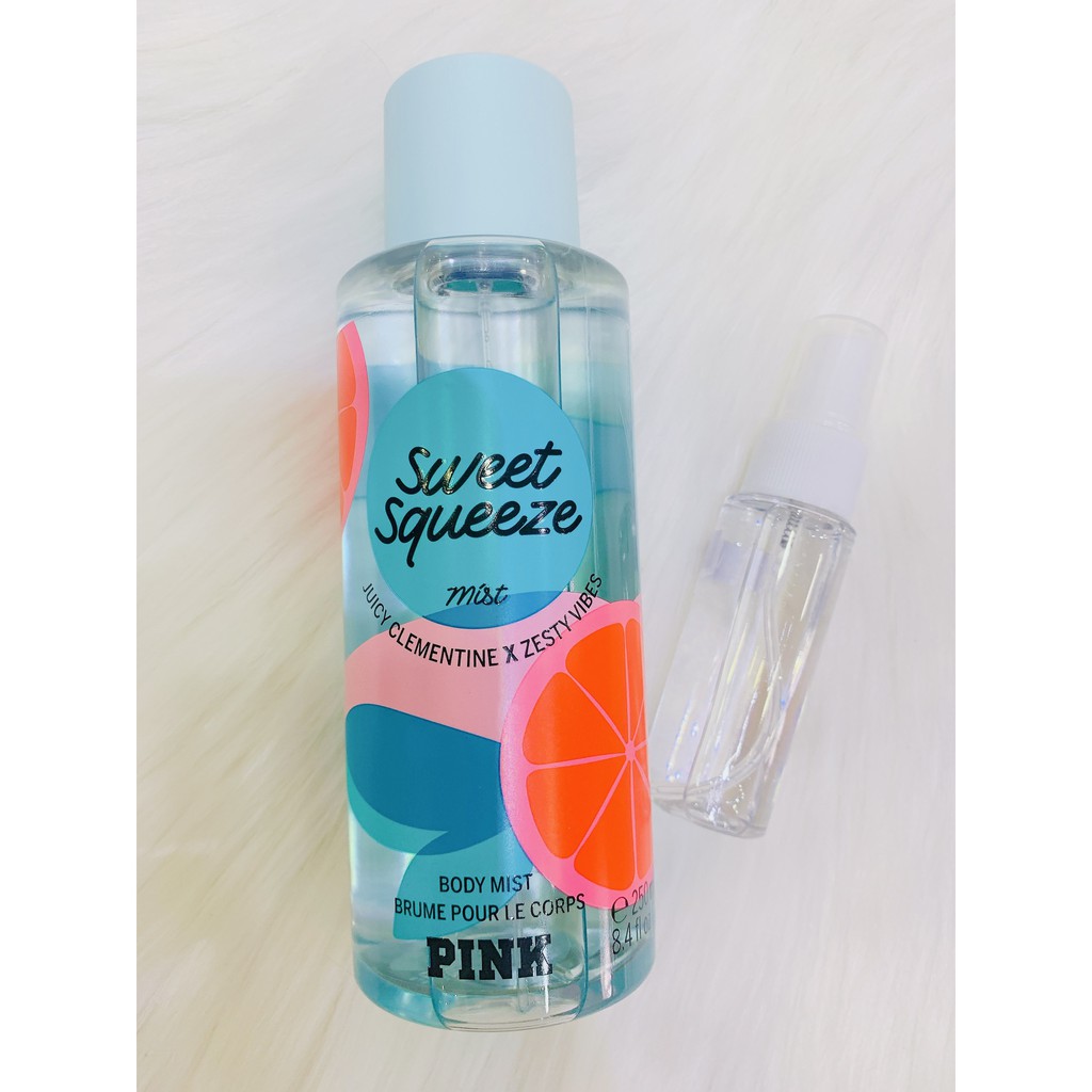 [Auth] [ Tester 30ml ] Xịt thơm lưu hương toàn thân Victoria’s Secret Pink - Sweet Squeeze