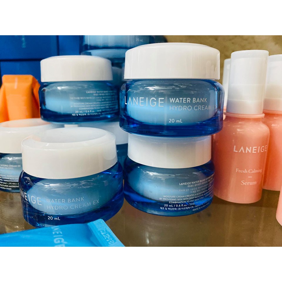 Kem Dưỡng Ẩm Cấp Nước Laneige Water Bank Hydro Cream EX 20ml | BigBuy360 - bigbuy360.vn
