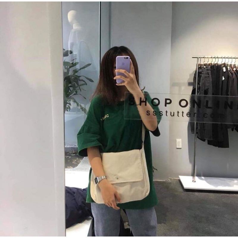 [HÀNG MỚI VỀ] Túi tote vải bố đựng đồ canvas phong cách Hàn Quốc
