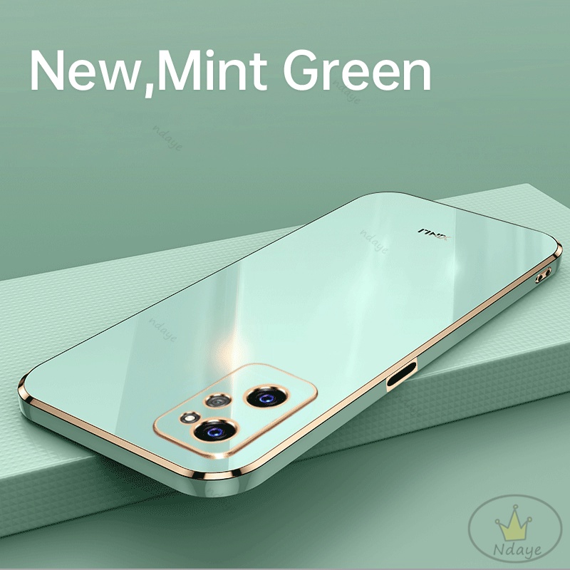 Ốp Lưng Realme 9i 8i 9Pro 9Pro+ Thoại Tpu Màu Trơn Bảo Vệ Camera Cho Ốp Điện Realme 9i NDYZB