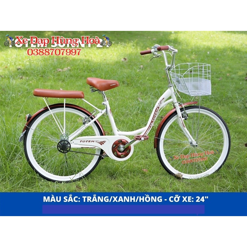 Xe Đạp ToTem Sunny Chính Hãng - Tặng Bơm Xe Đạp