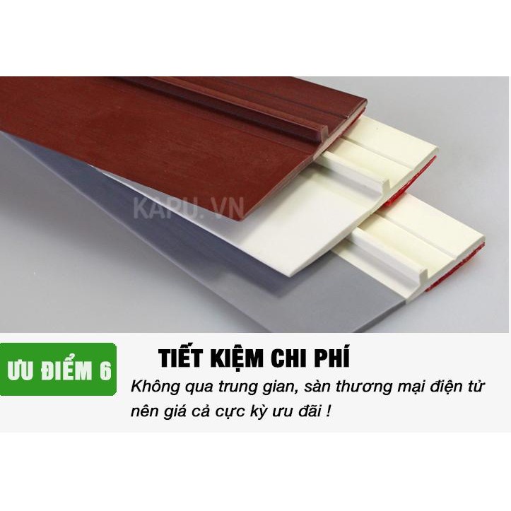 Ron dán chặn cửa PVC dài 1 mét, dán chân cửa chống bụi chống côn trùng, dán chặn cửa chống nước