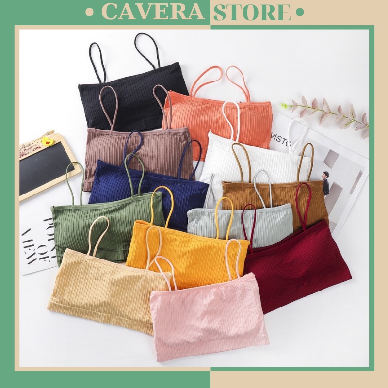 Áo Bra 2 dây siêu xinh - Bra coton thấm hút mồ hôi hiệu quả,Co Dãn 4 Chiều  B809