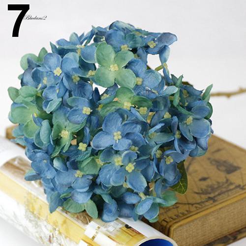 1 Bó Hoa Cẩm Tú Cầu Giả Bằng Lụa Trang Trí Tiệc Cưới