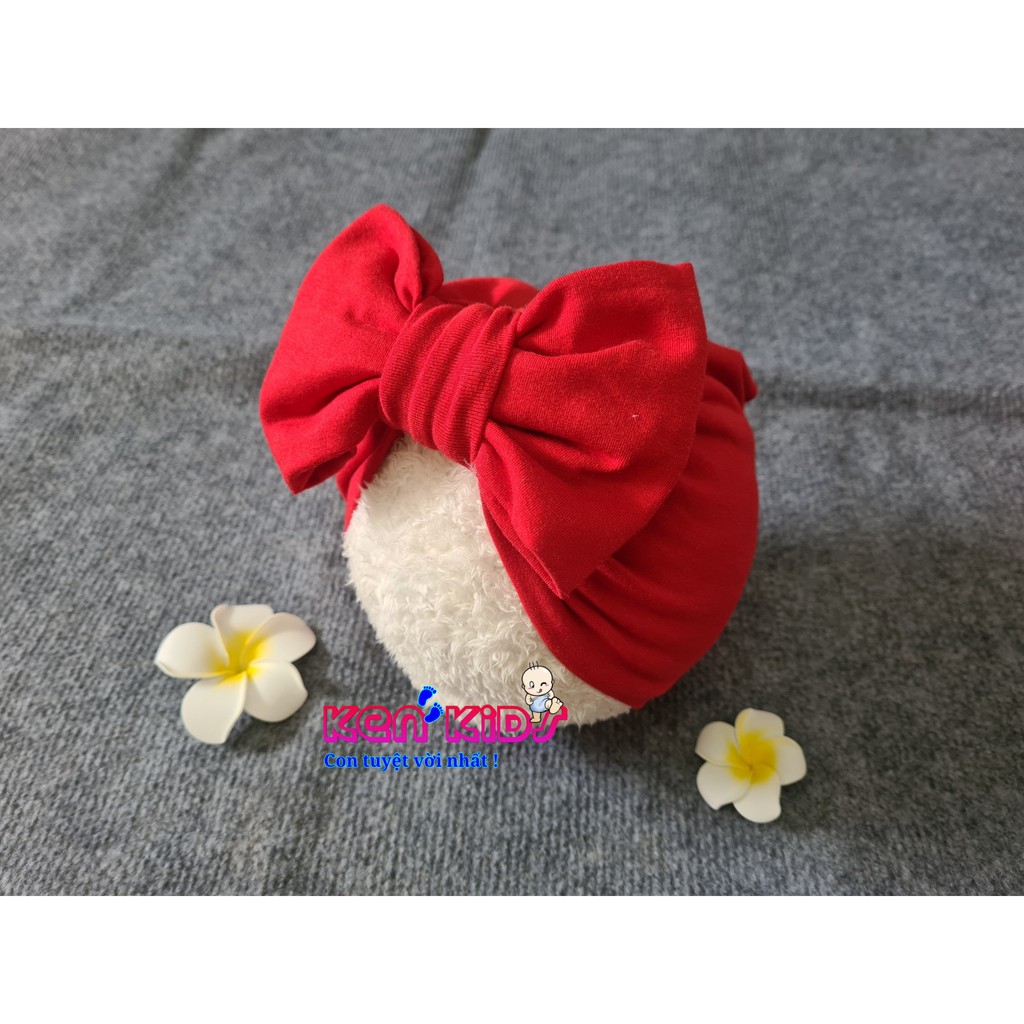 (5-10kg) Nón mũ Turban kiểu Ấn cho bé - màu đỏ