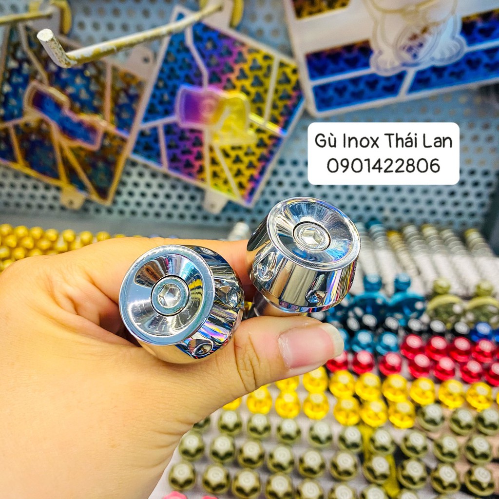 Gù Inox 304 xi niken hàng nhập thái lan gắn mọi loại xe