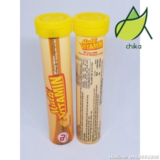 C SỦI MULTI VITAMIN, ORANGE, RAU MÁ TĂNG ĐỀ KHÁNG 20 VIỂN [CHÍNH HÃNG ĐẠI UY] - CHIKA