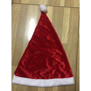 Mũ ông già Noel vải nhung