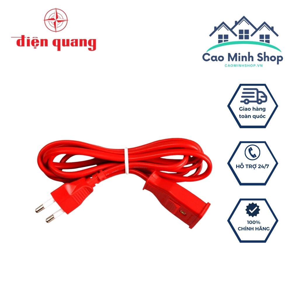Dây nối dài Điện Quang chịu tải 2500w, nhựa ABS chịu nhiệt, phù hợp mọi ổ cắm, tiện lợi, dễ mang theo - Cao Minh Shop