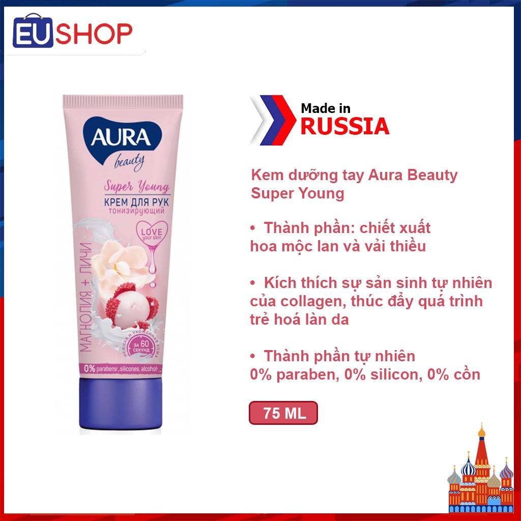 Kem dưỡng tay Aura Beauty Tuýp 75ml