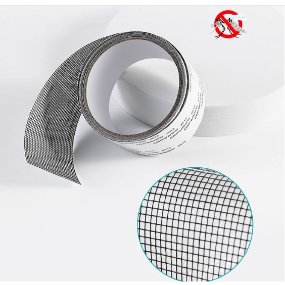 Băng keo vá lưới chống muỗi, băng dán sửa chữa cửa lưới chống muỗi tiện ích