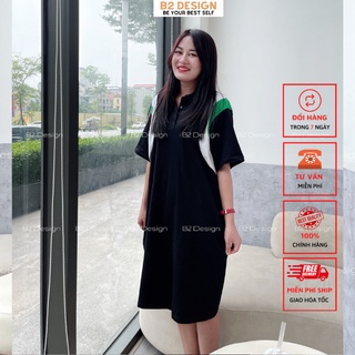 Váy bigsize B2 Design đầm bầu cũng mặc được kiểu dáng trẻ trung