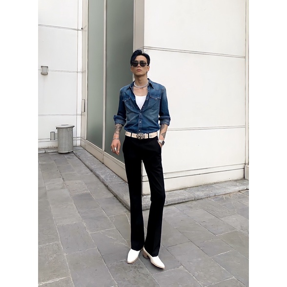 Áo Ba Lỗ Cổ Rộng NGO Màu Trắng - Scoop Neck Tank Top WHITE