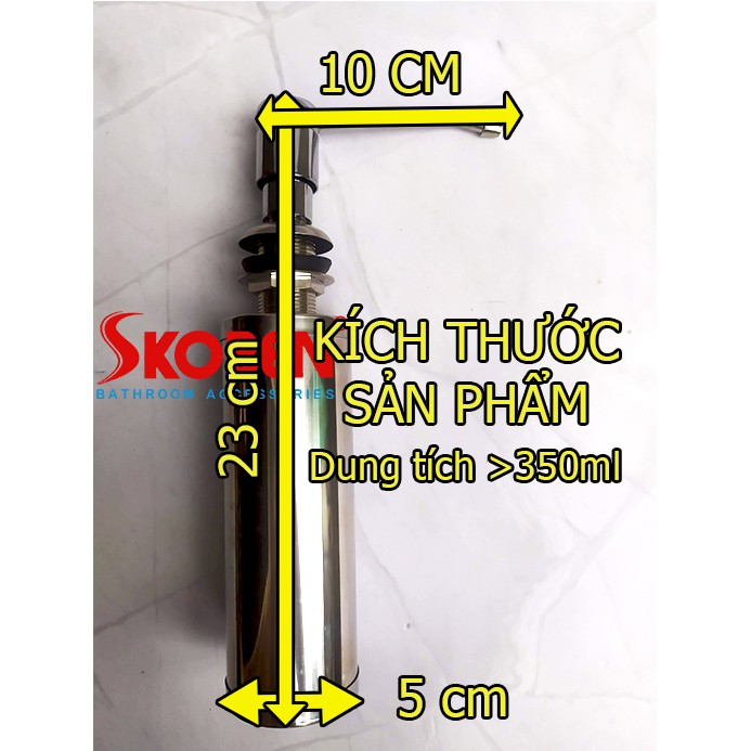 Bình đựng nước rửa chén inox304