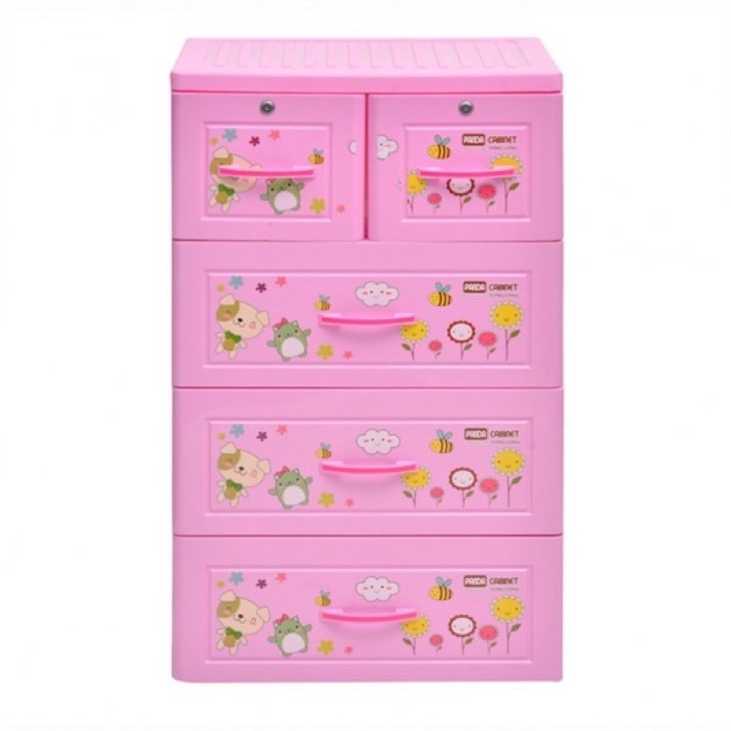 Tủ nhựa đựng quần áo hàng đẹp, tủ ngăn kéo nhựa Panda 3 tầng, 4 tầng, 5 tầng