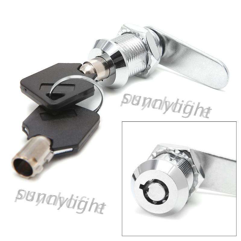 Ổ khóa ngăn kéo tủ kèm 2 chìa khóa 16-30mm
