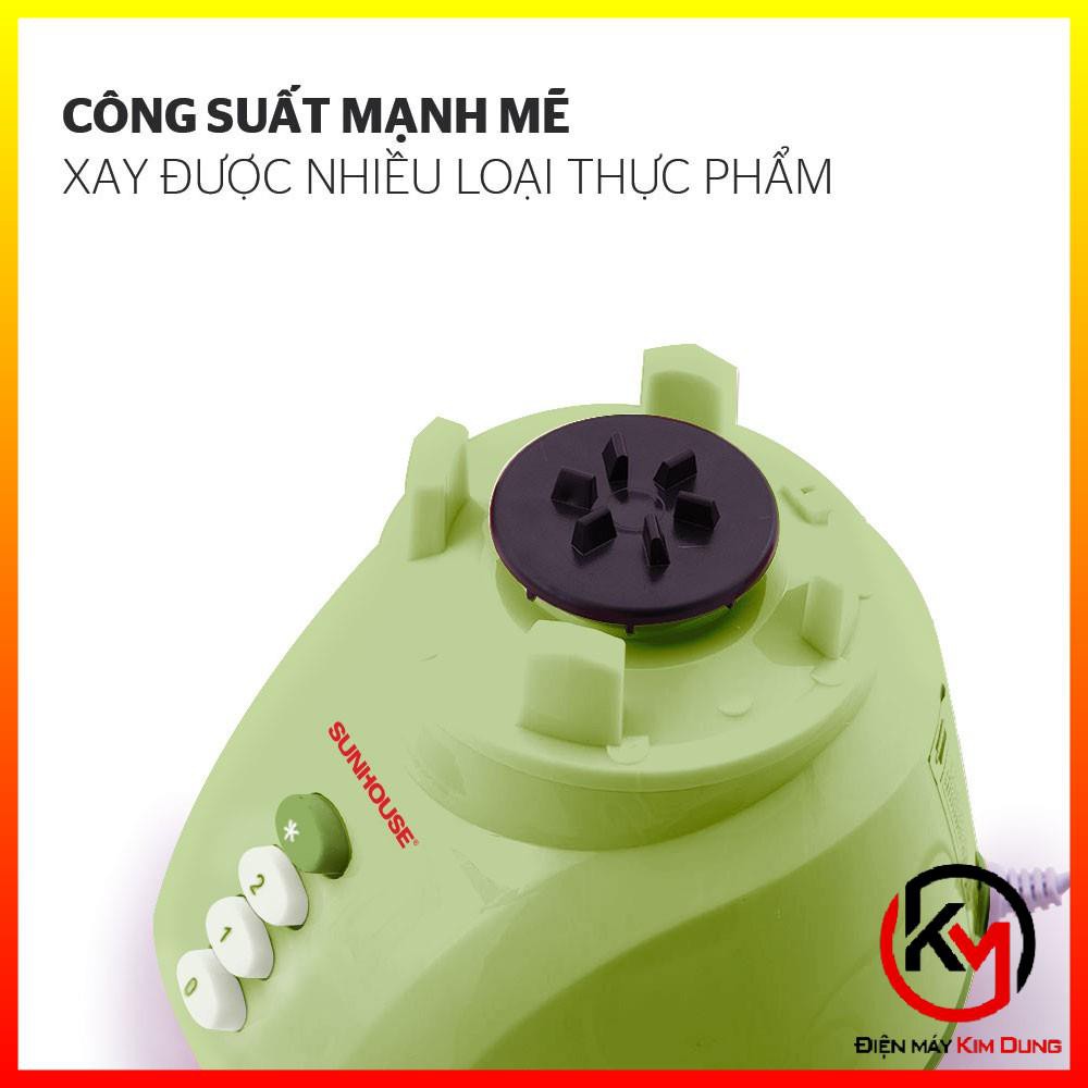 Máy Xay Sinh Tố Đa Năng Sunhouse SHD5112, Máy Xay Sinh Tố Giúp Việc Pha Chế Rau Củ Quả, Sinh Tố, Sữa Dễ Dàng