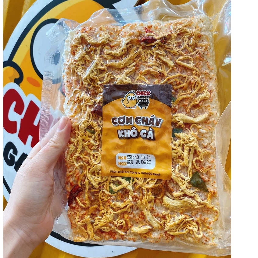 (Rẻ Vô Địch) Cơm Cháy Khô Bò,Khô Gà Cháy Tỏi 250gram ChickGarden,Cơm Cháy Mix 3 Vị Ruốc - Đồ Ăn Vặt