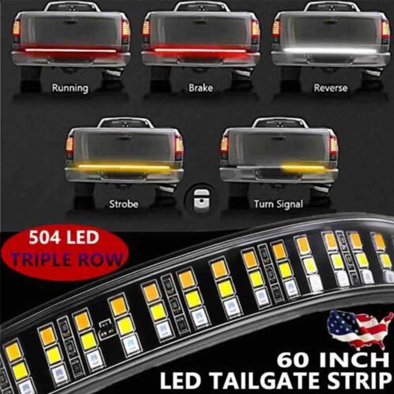 Thanh Đèn LED 60 Hàng Gắn Đuôi Xe Tải F150 SUV