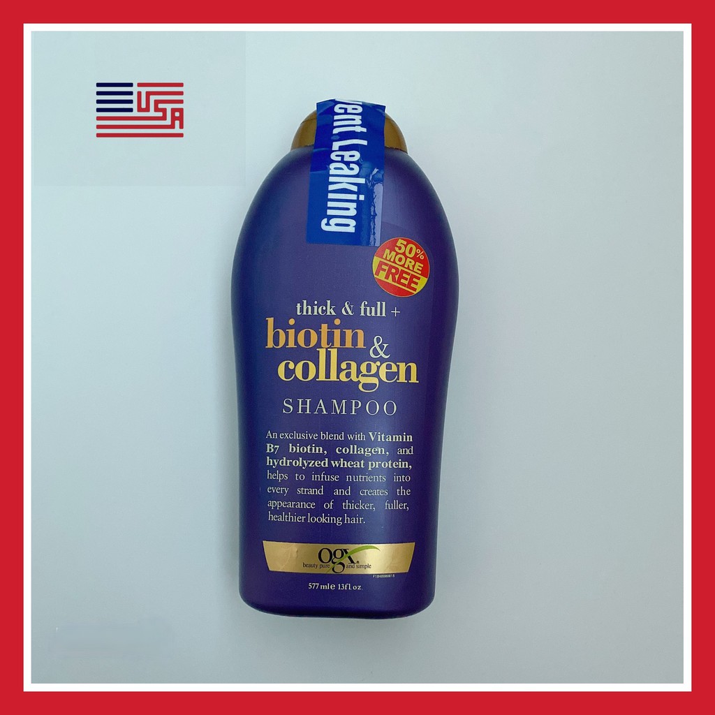 (CHÍNH HÃNG)Dầu Gội Hoặc Xả Chống Rụng Tóc Biotin Collagen 577ml | BigBuy360 - bigbuy360.vn