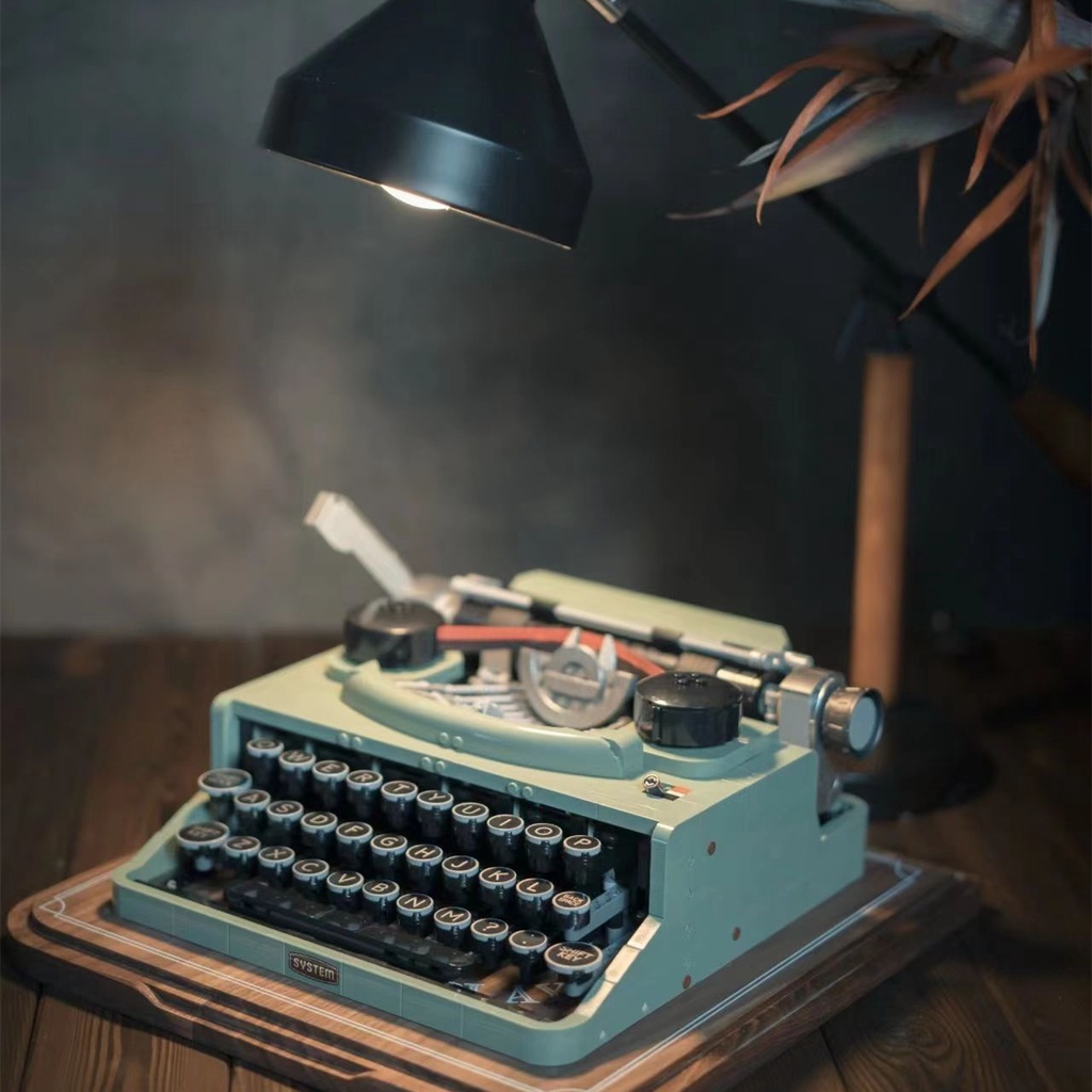 Đồ chơi Lắp ráp Mô hình 00912 Máy đánh chữ 2078pcs Retro Typewriter MOC 21327