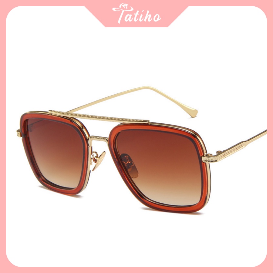 [Hàng Xịn, Giá Tốt] Kính Mát (Kính Râm)  Kính Mát Chống Tia UV Thời Trang Hàn Quốc,Kính Râm Gọng Kim Loại - Mã MK028