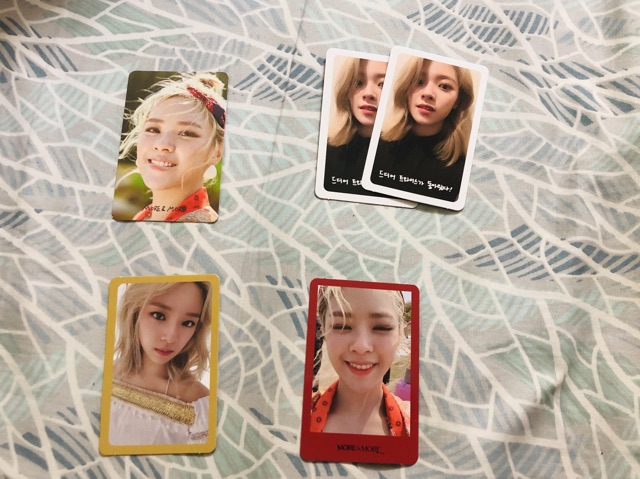 Bộ hình card thành viên Twice More & More