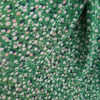 Vải voan hoa nhí may áo dài