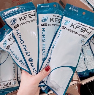 Khẩu trang kf94 hp mask, tiêu chuẩn hàn quốc kf94 gói 10 chiếc