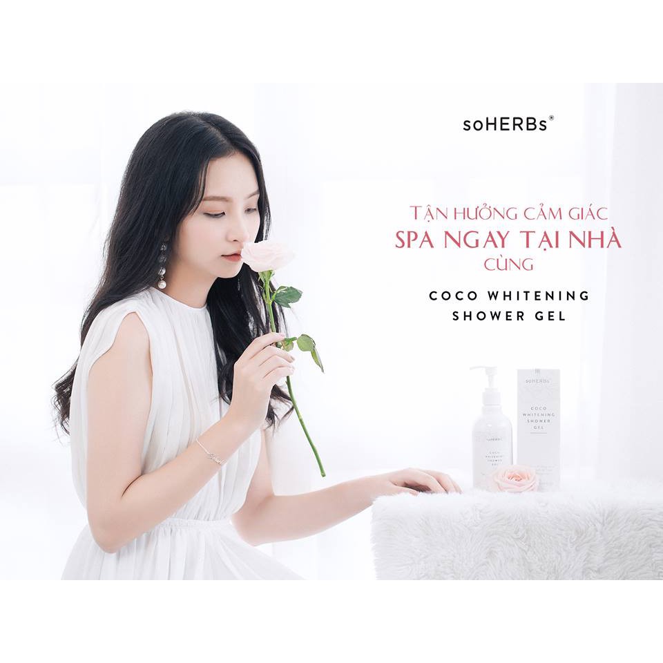 SOHERBS - SỮA TẮM COCO WHITENING SHOWER GEL