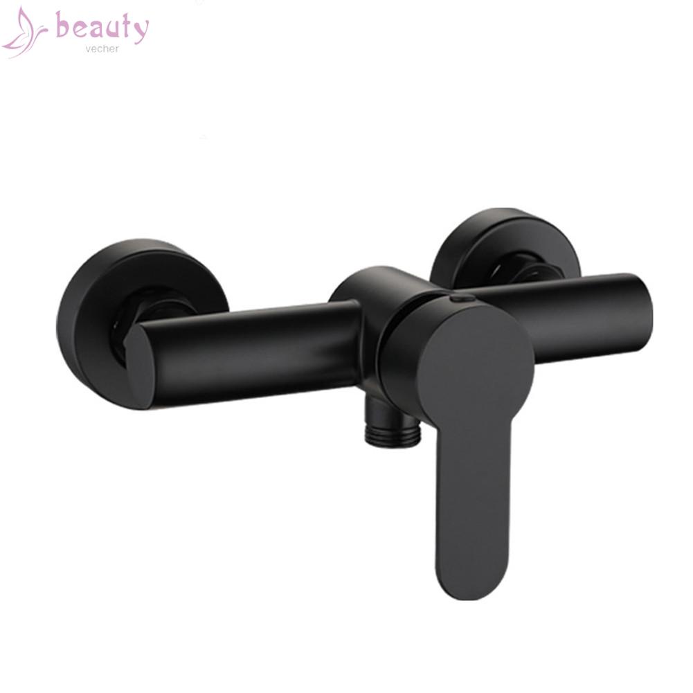 Vòi Nước Nóng/Lạnh Gắn Tường Bằng Thép Không Gỉ