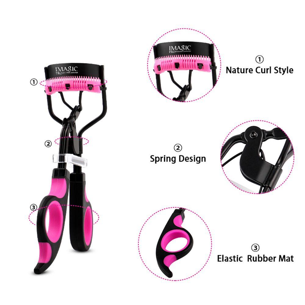 1 Dụng Cụ Bấm Mi Kèm Lược Bằng Silicone Tiện Dụng