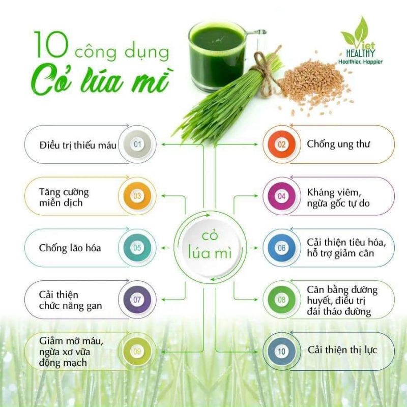 CỎ LÚA MÌ NHẬP KHẨU ÚC ORGANIC 1KG