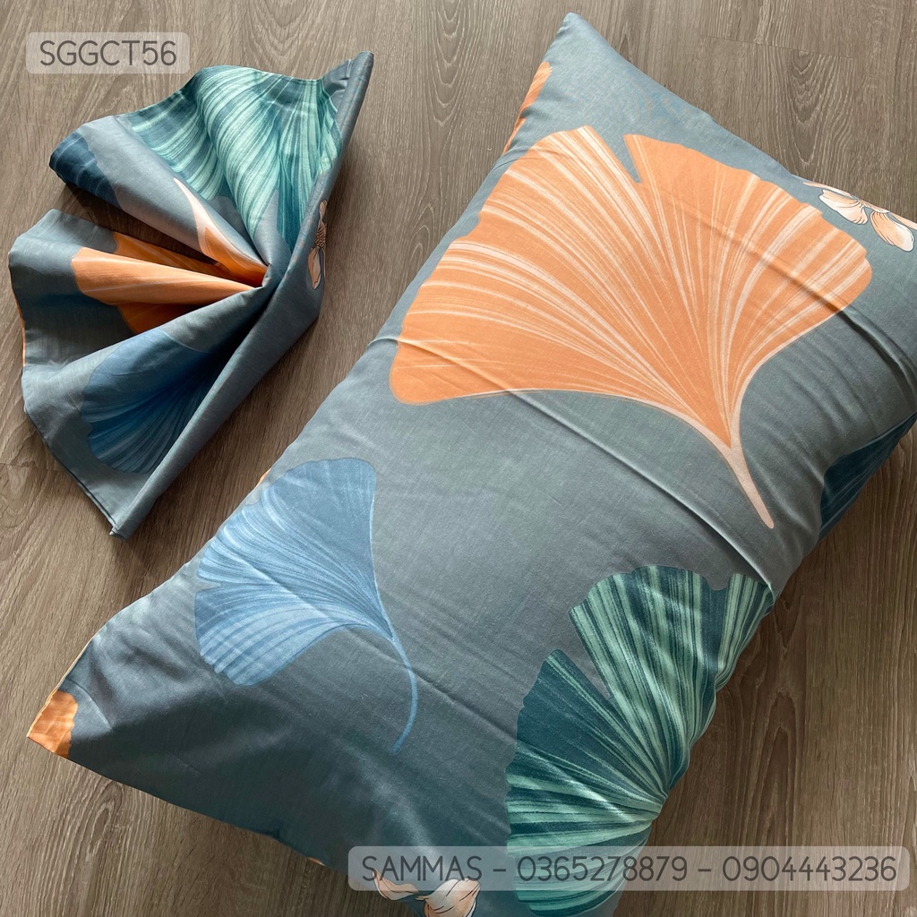 Set Ga Gối Cotton Chần Bông 3 Món, Ga Trải Giường Kèm Vỏ Gối Thấm Hút Mồ Hôi