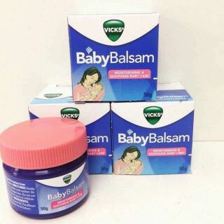 Dầu bôi ấm ngực Baby baslam Úc