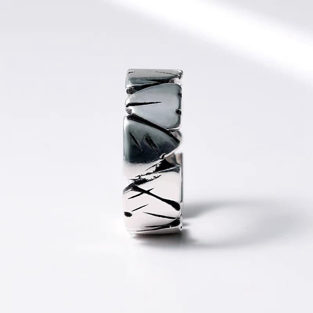 Nhẫn hở hợp kim họa tiết retro thời trang