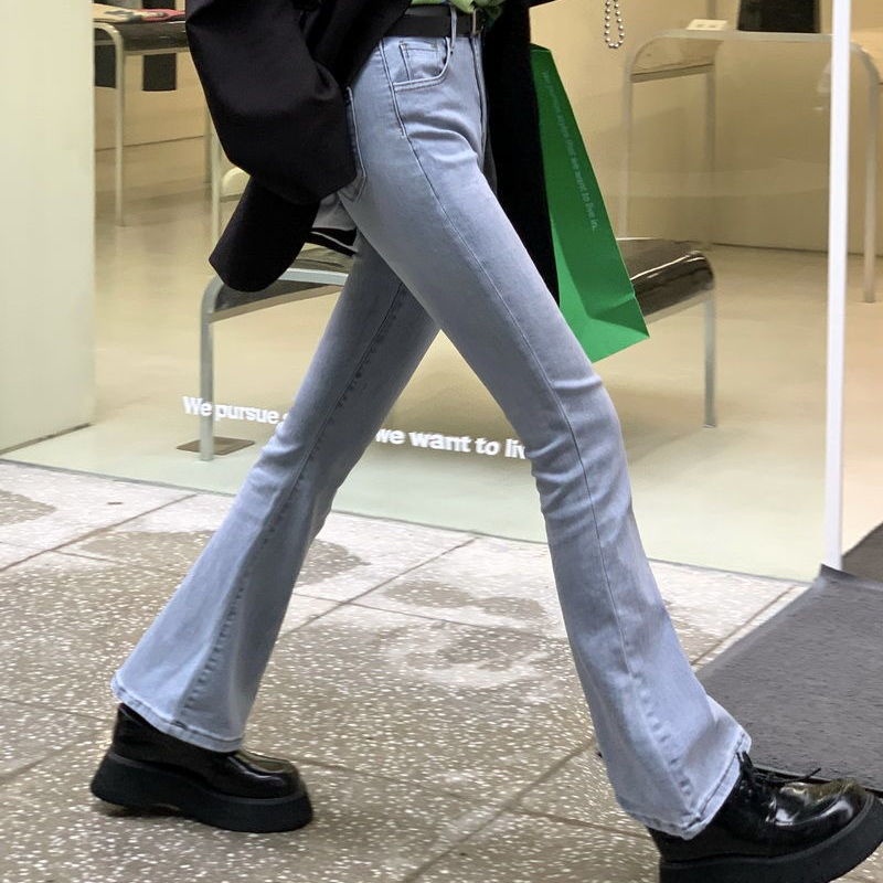 IMAODOU Quần jean dài ống loe co giãn tốt thời trang xuân hè cho nữ | BigBuy360 - bigbuy360.vn