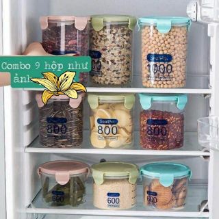 Hộp Đựng Đồ Khô Tiện Lợi Set 3 Món (600,800,1000ml)