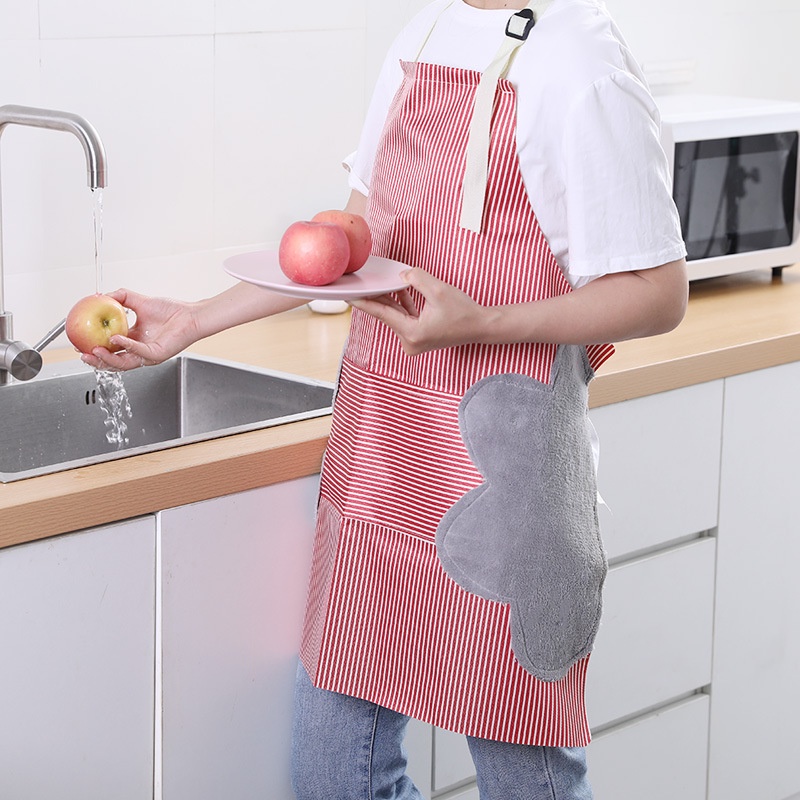 Tạp dề chống thấm nước chống bám dầu thiết kế dày dễ sử dụng tiện lợi