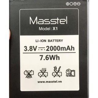 Pin điện thoại Masstel X1 - Masstel chính hãng - Giao nhanh - Hỗ trợ vận chuyển - Kiểm tra 100% trước khi gửi